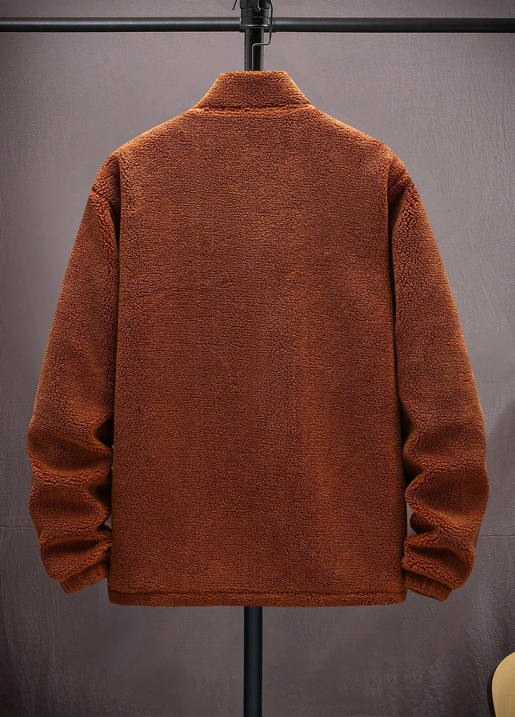 Коричнева зимня куртка SHEIN