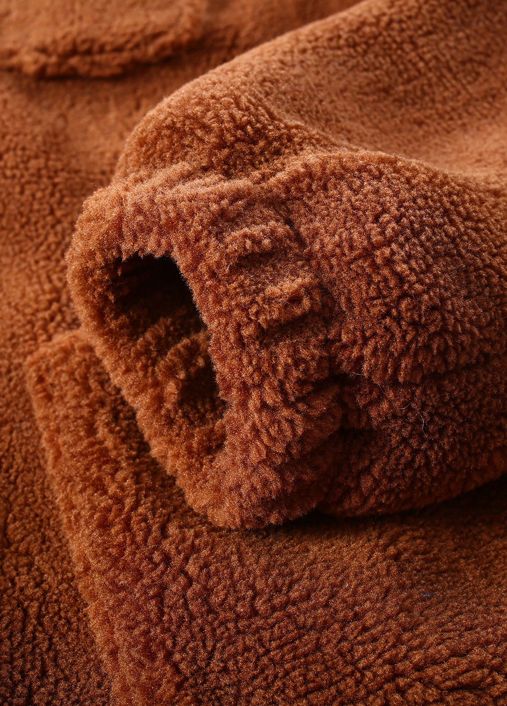 Коричнева зимня куртка SHEIN