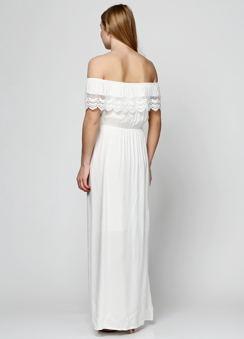 Белое кэжуал платье Babylon однотонное