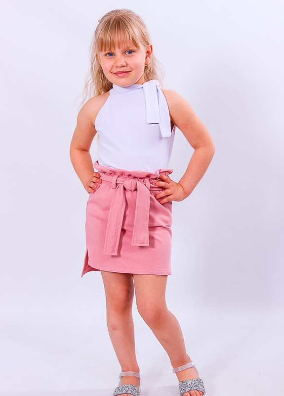 Фіолетовий комплект для дівчаток (блуза+спідниця) Носи своє 6195