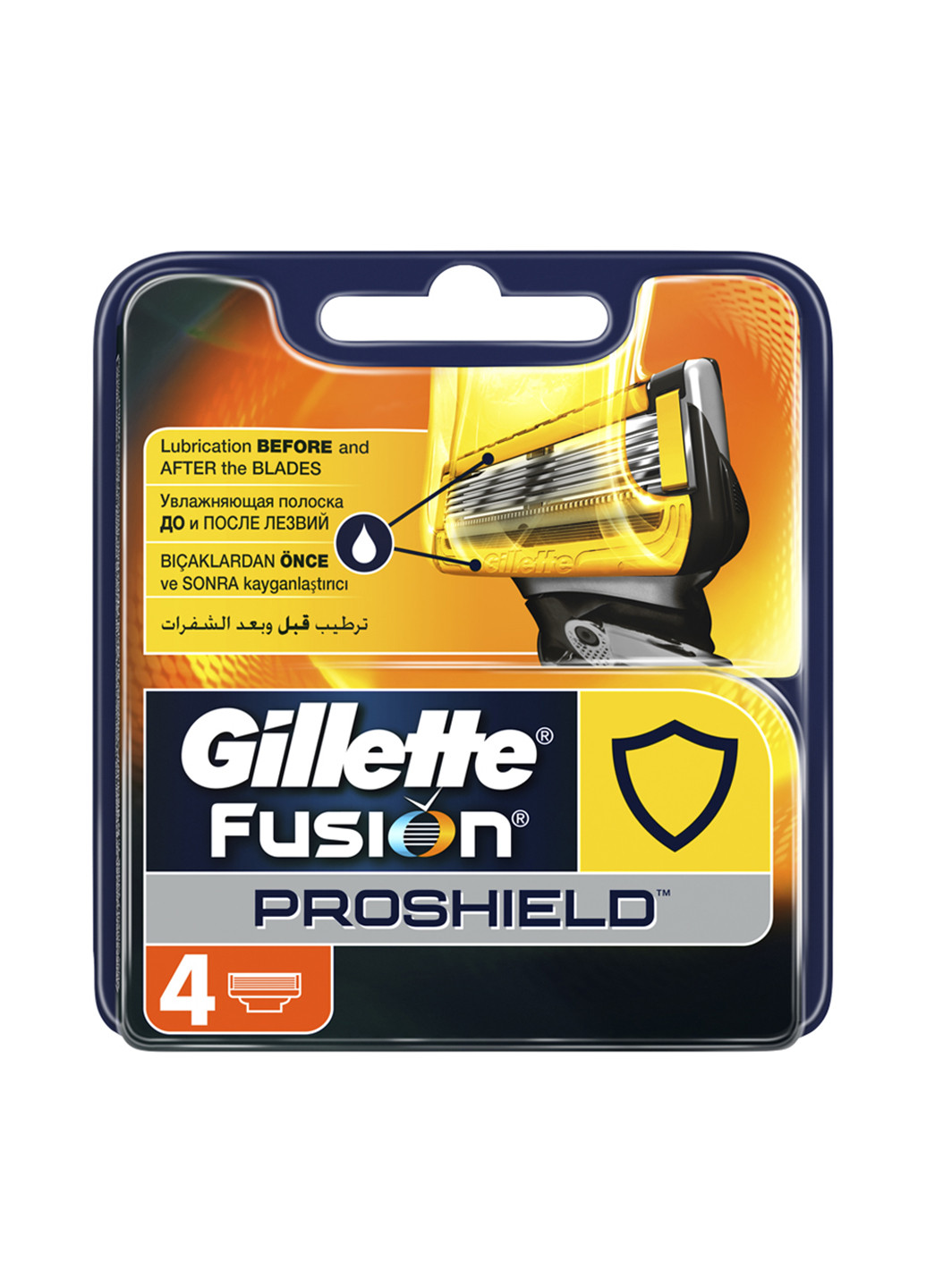 Сменный картридж Fusion ProShield (4 шт.) Gillette (69675595)