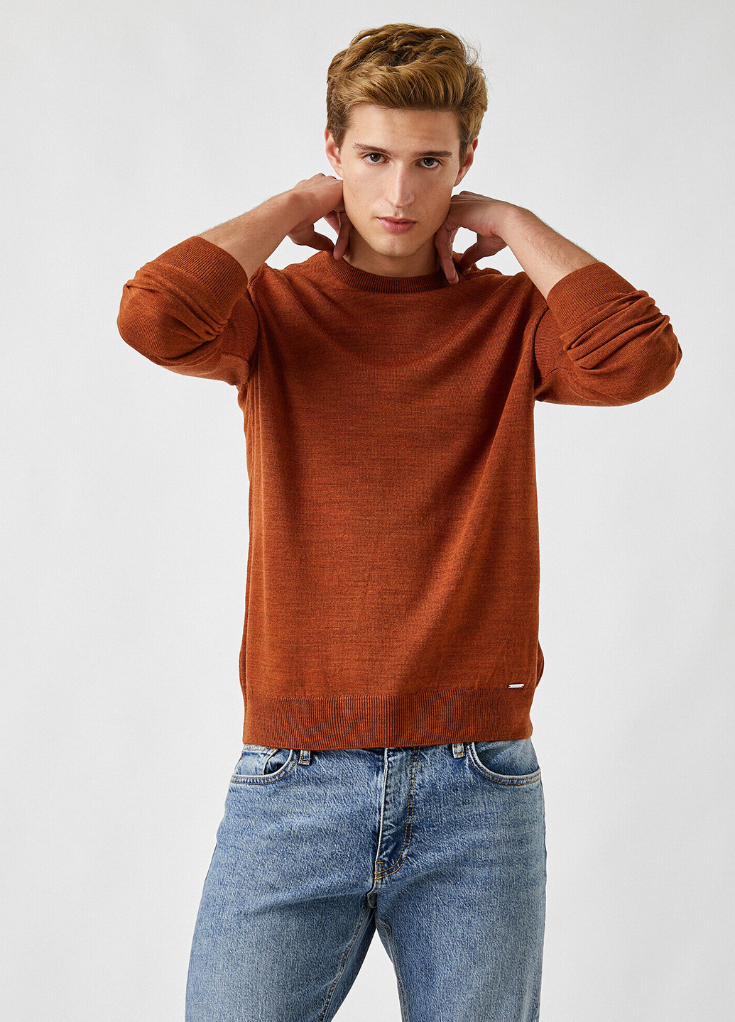 Терракотовый демисезонный джемпер джемпер KOTON