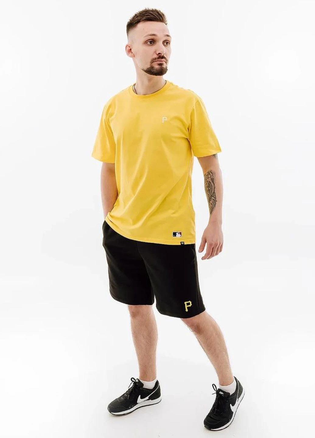 Шорти 580769JK-FS 47 Brand Pittsburgh Pirates Base Runner Black (367034363)