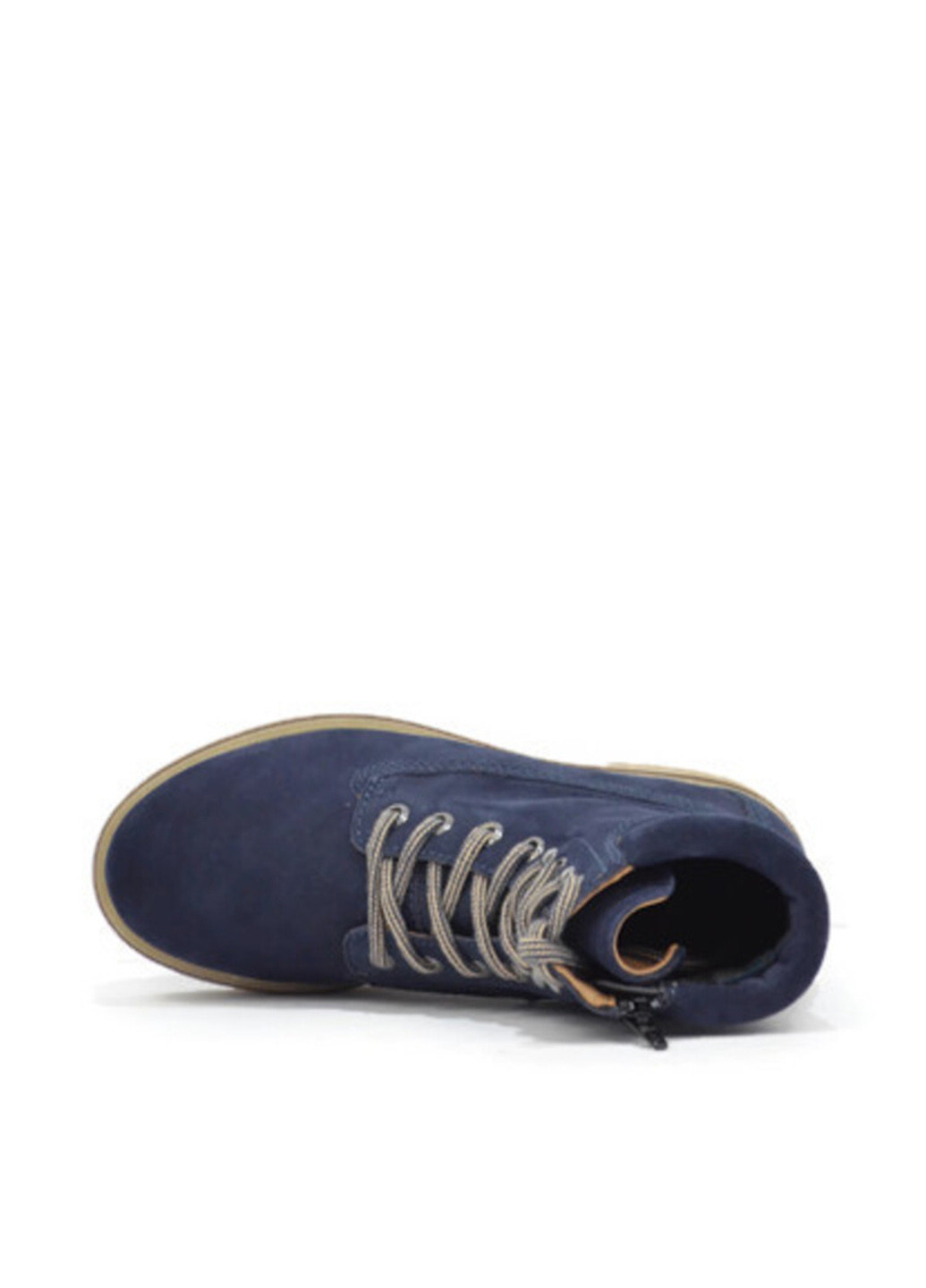 Осенние ботинки тимберленды No Brand со шнуровкой из натуральной замши