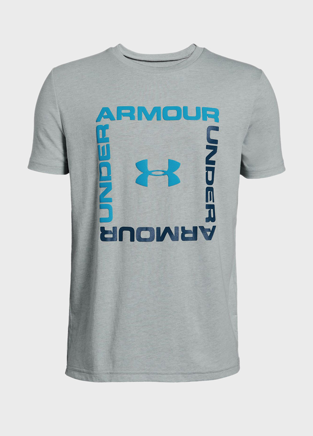 Серая демисезонная футболка с коротким рукавом Under Armour
