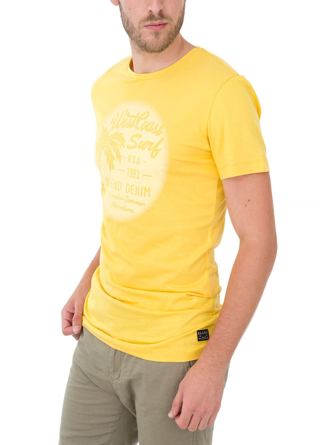 Желтая футболка Blend