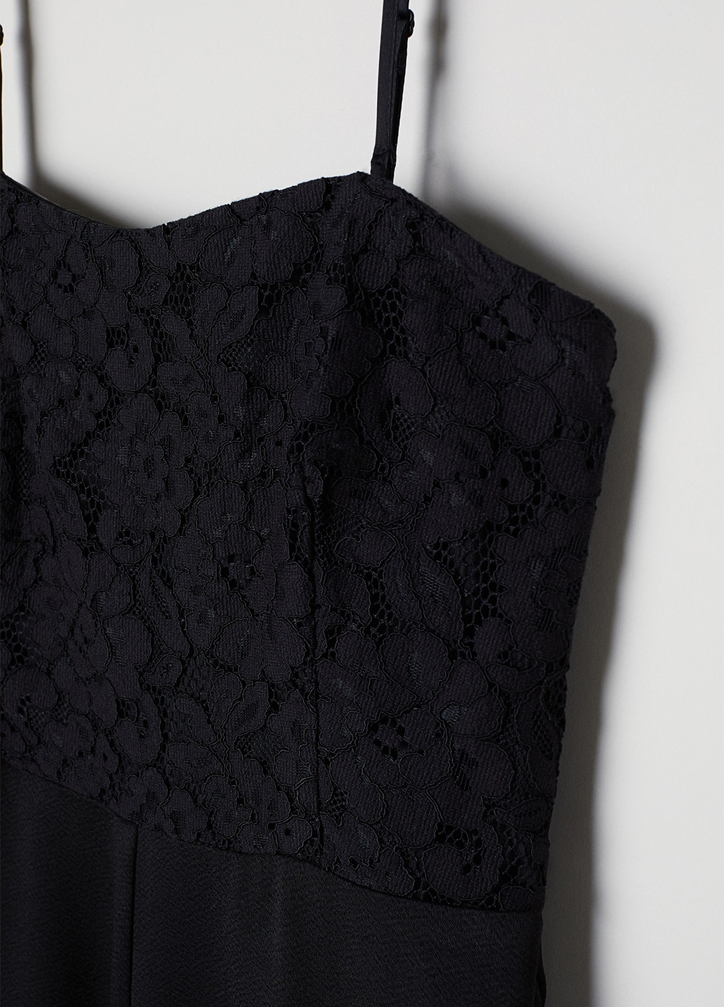 Комбінезон H&M комбінезон-брюки чорний кежуал поліестер, трикотаж