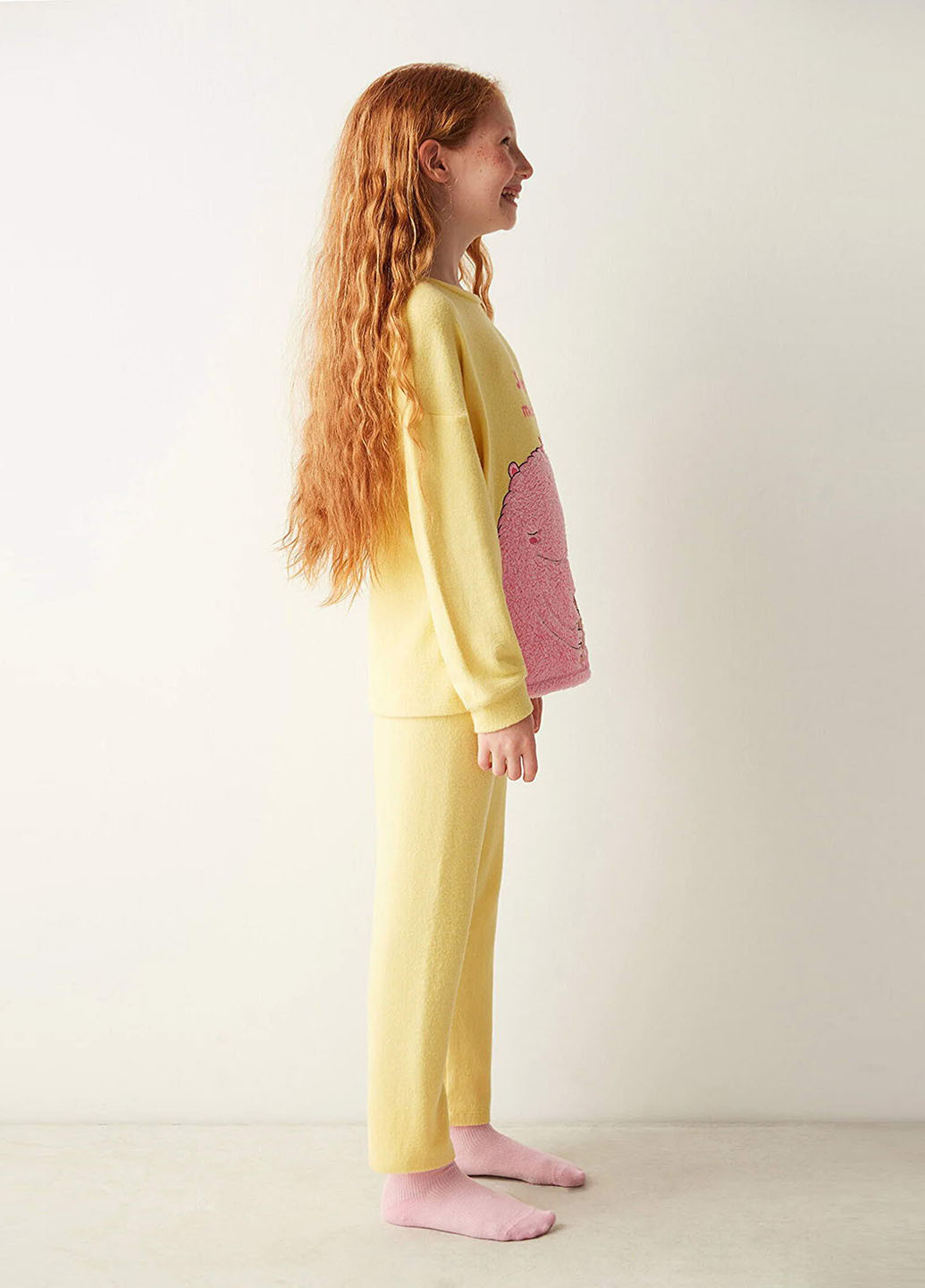 Жовта всесезон піжама (лонгслів, штани) лонгслів + брюки Penti