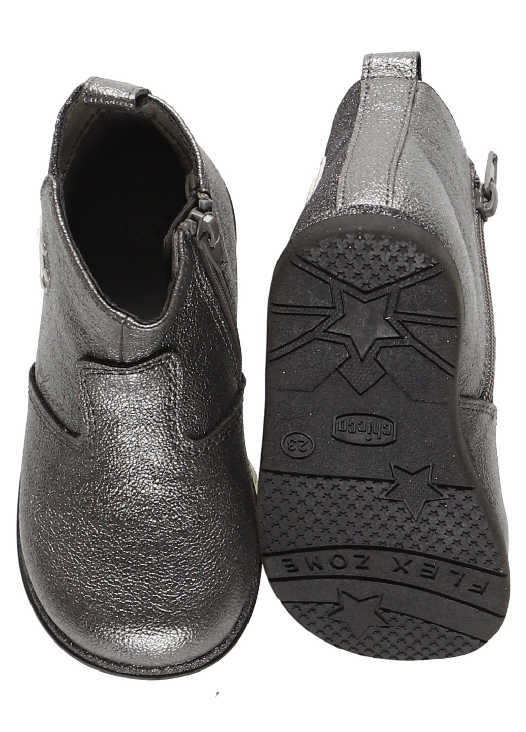 Серые кэжуал осенние ботинки Chicco