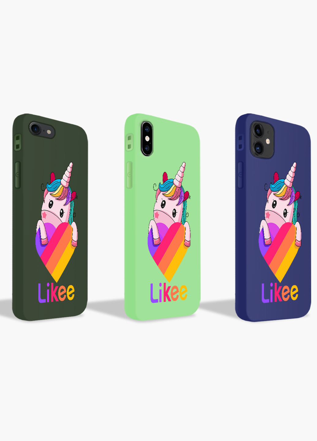 Чехол силиконовый Apple Iphone 7 Лайк Единорог (Likee Unicorn) (17361-1597) MobiPrint (219518122)