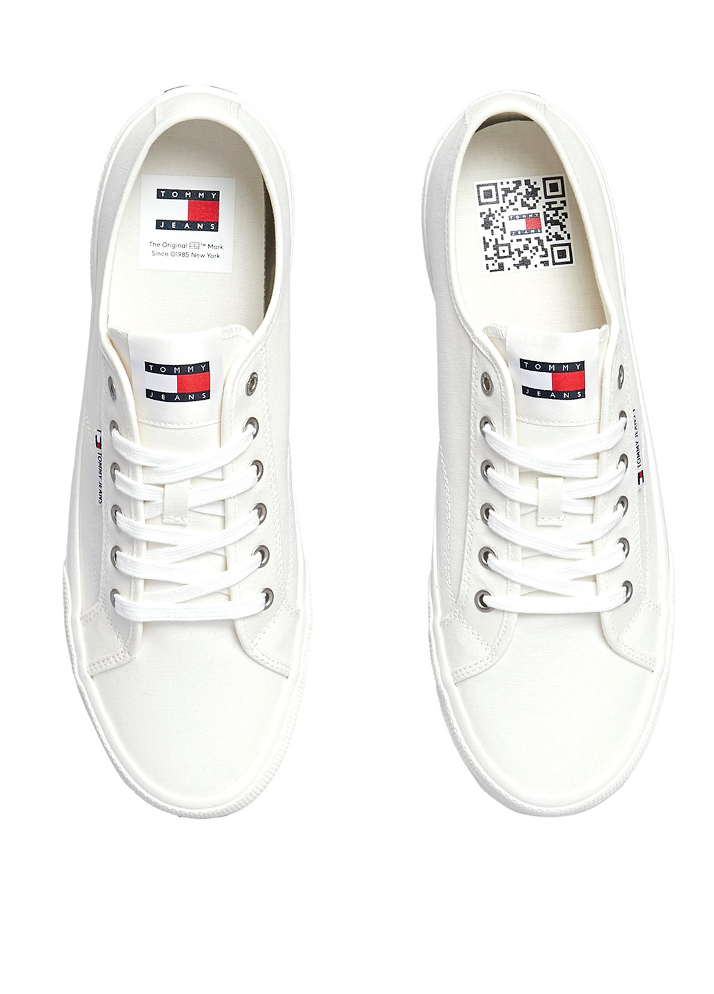 Білі кеди Tommy Jeans