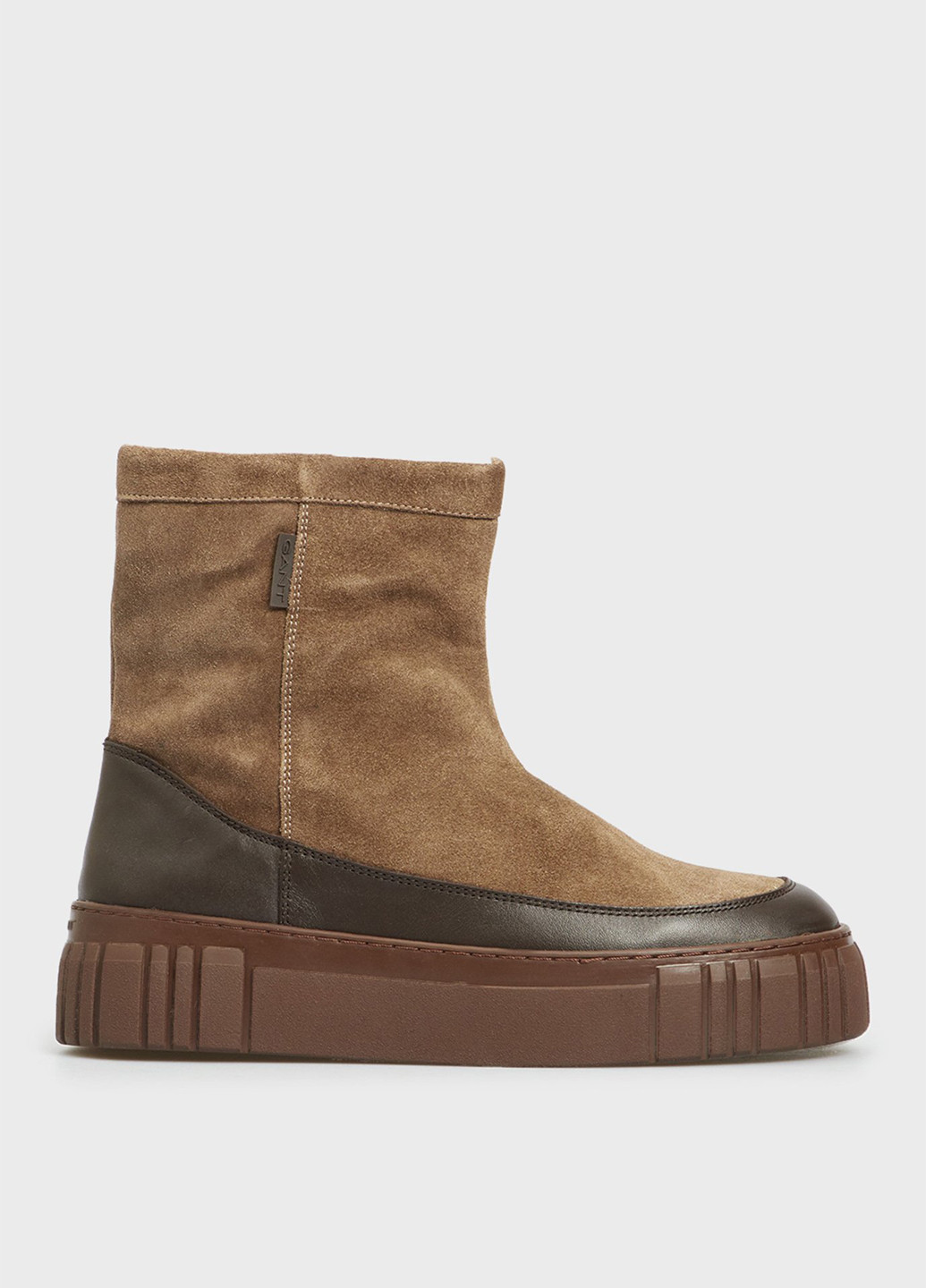 Зимние ботинки Gant с логотипом из натуральной замши