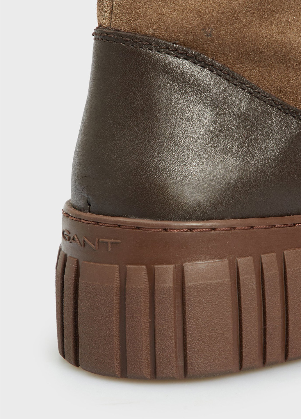 Зимние ботинки Gant с логотипом из натуральной замши