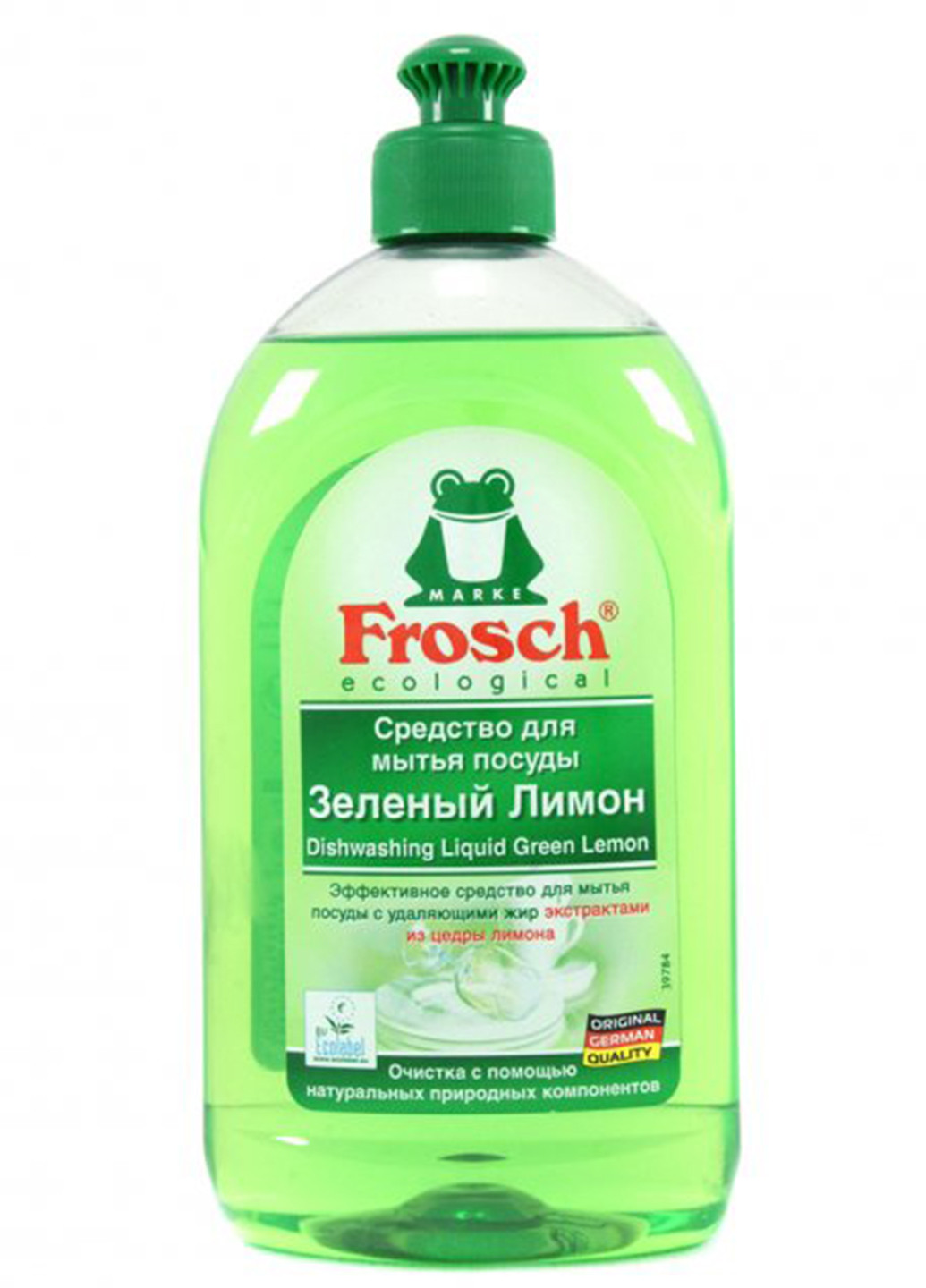 Засіб для миття посуду Зелений лимон 500 мл Frosch (254211771)