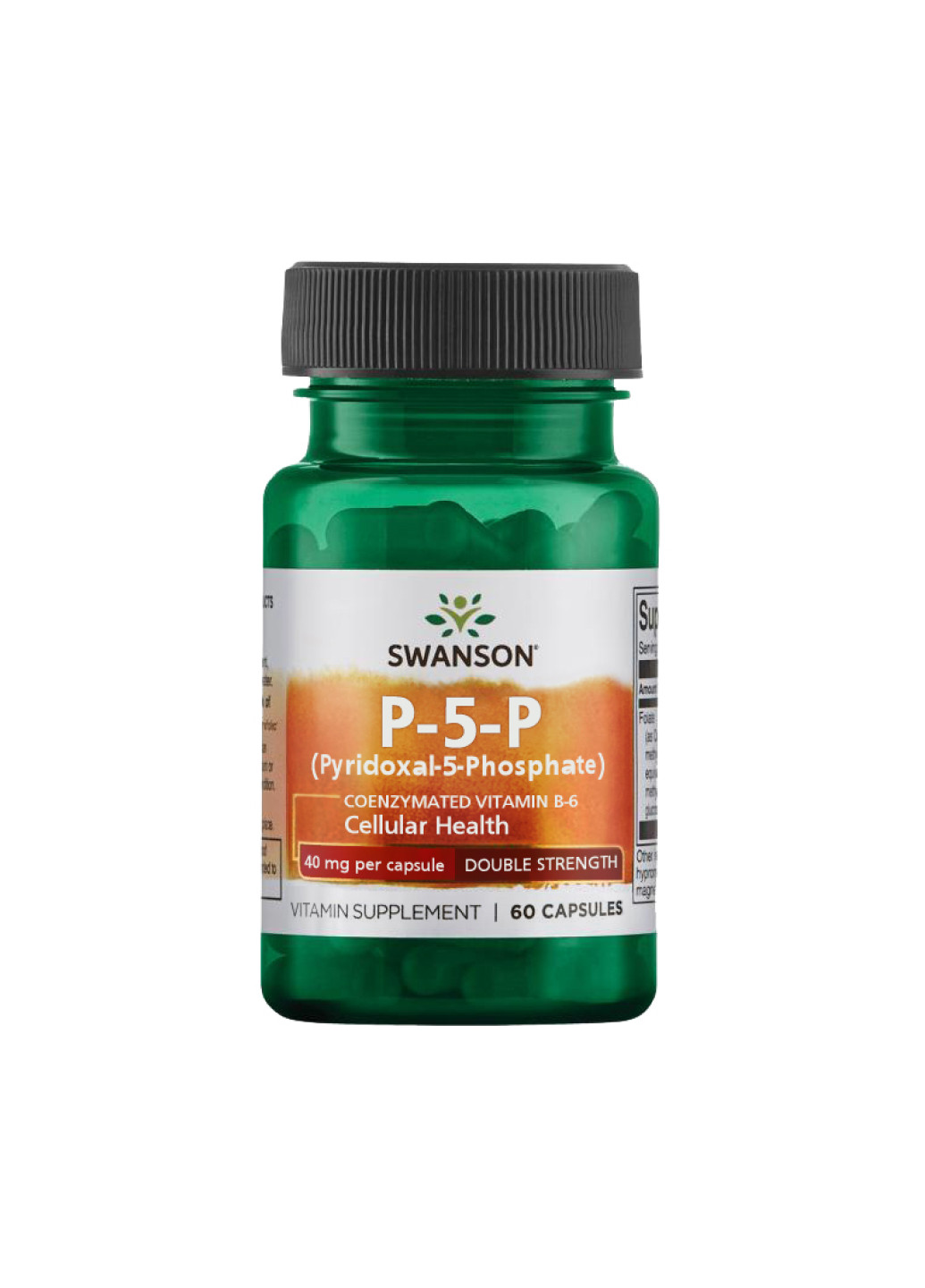 Добавка для серцево-судинної системи P-5-P 40mg -60caps Swanson (253153468)