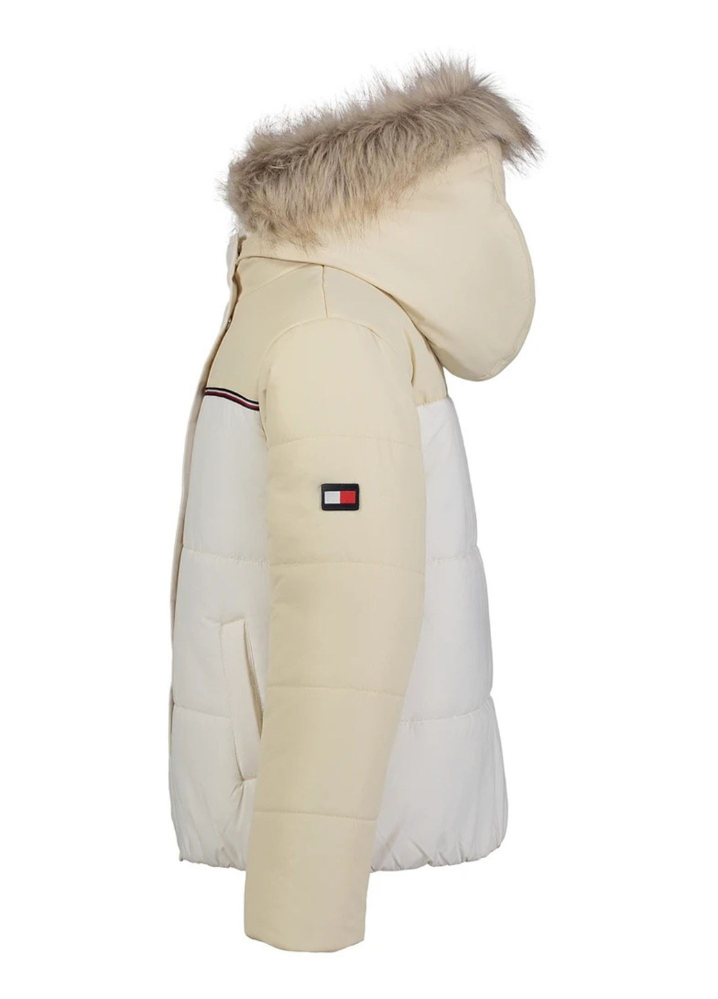 Белая зимняя куртка Tommy Hilfiger