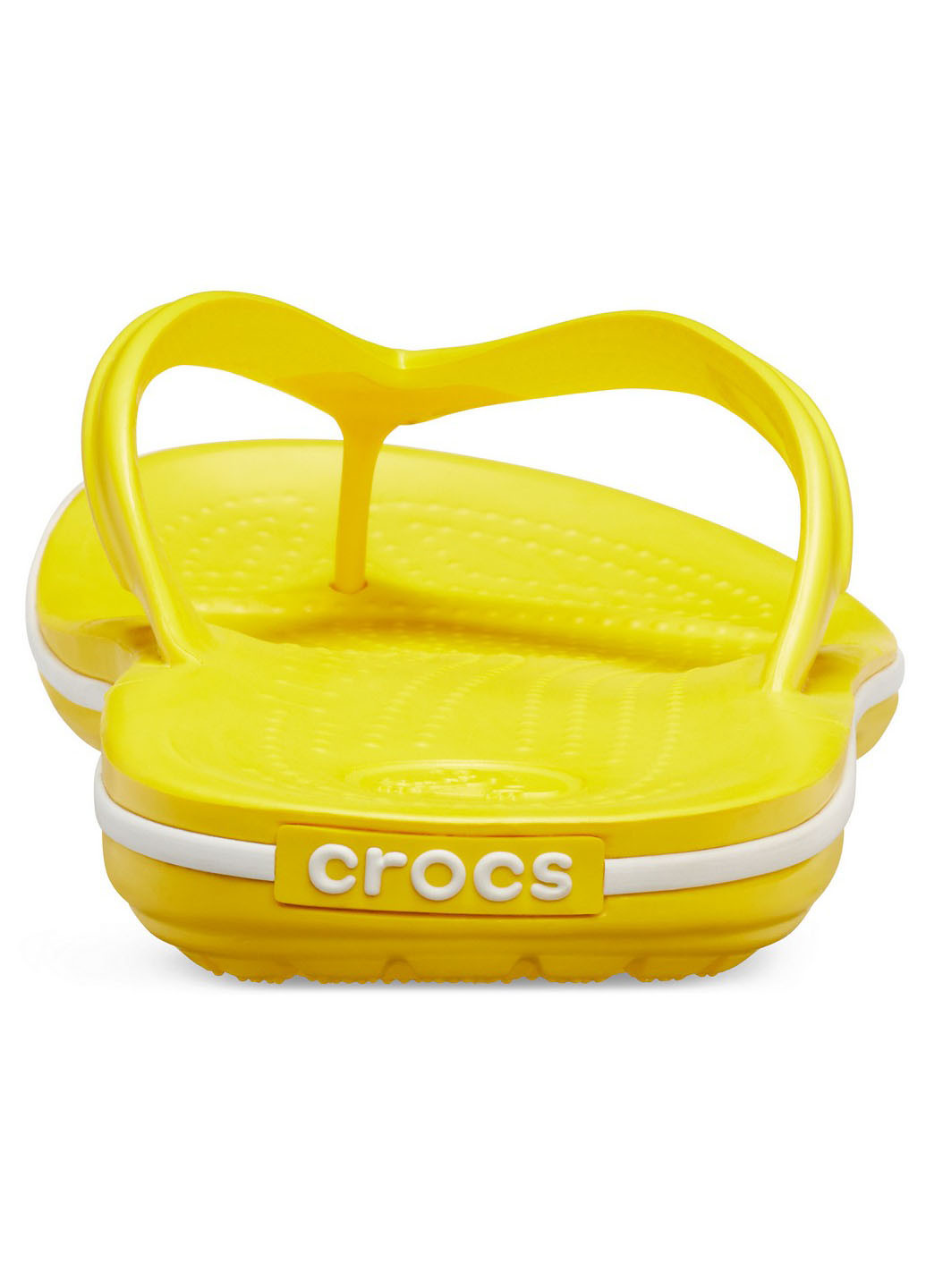 Желтые пляжные вьетнамки Crocs
