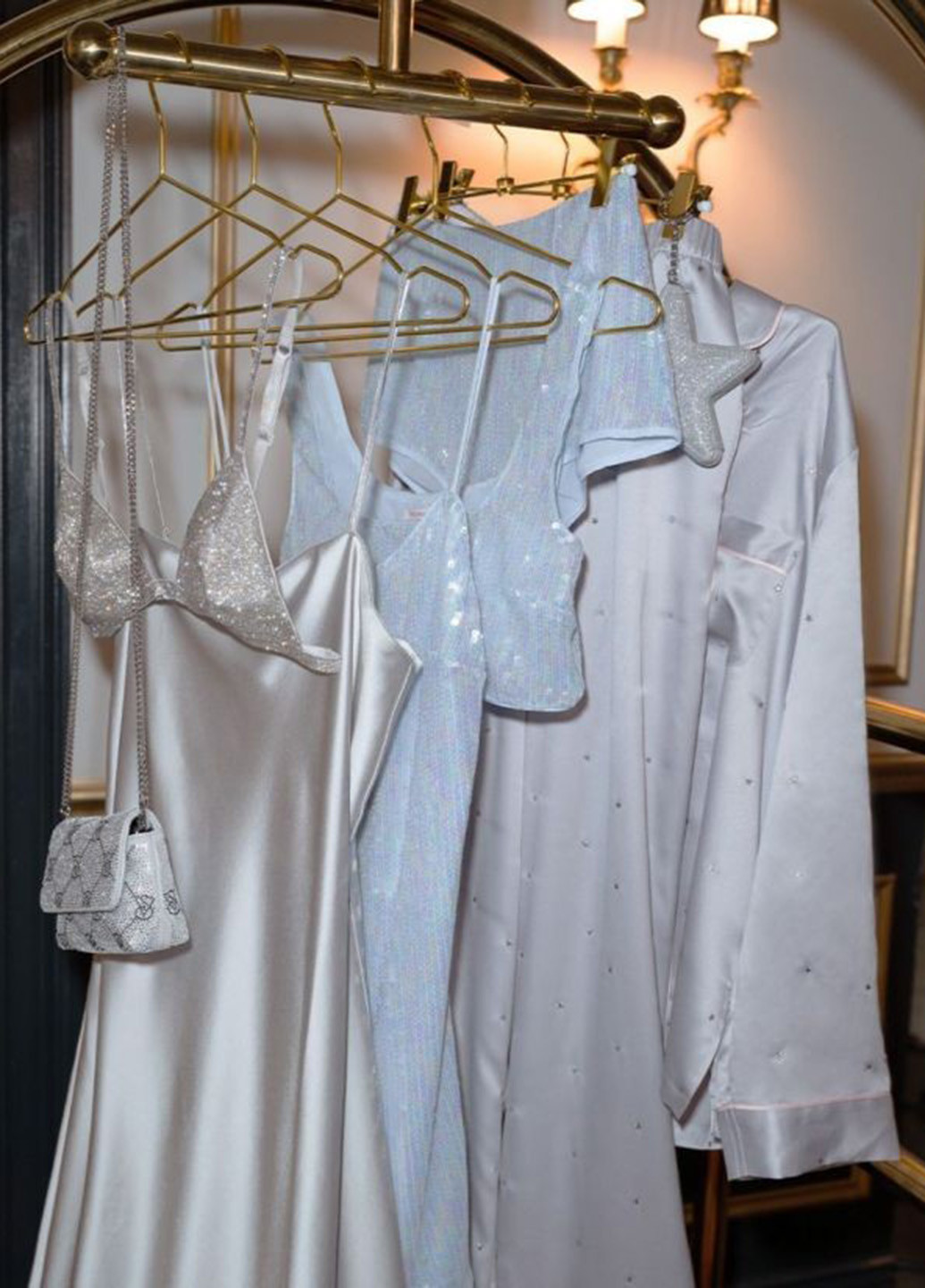 Блакитна всесезон піжама (топ, шорти) топ + шорти Victoria's Secret