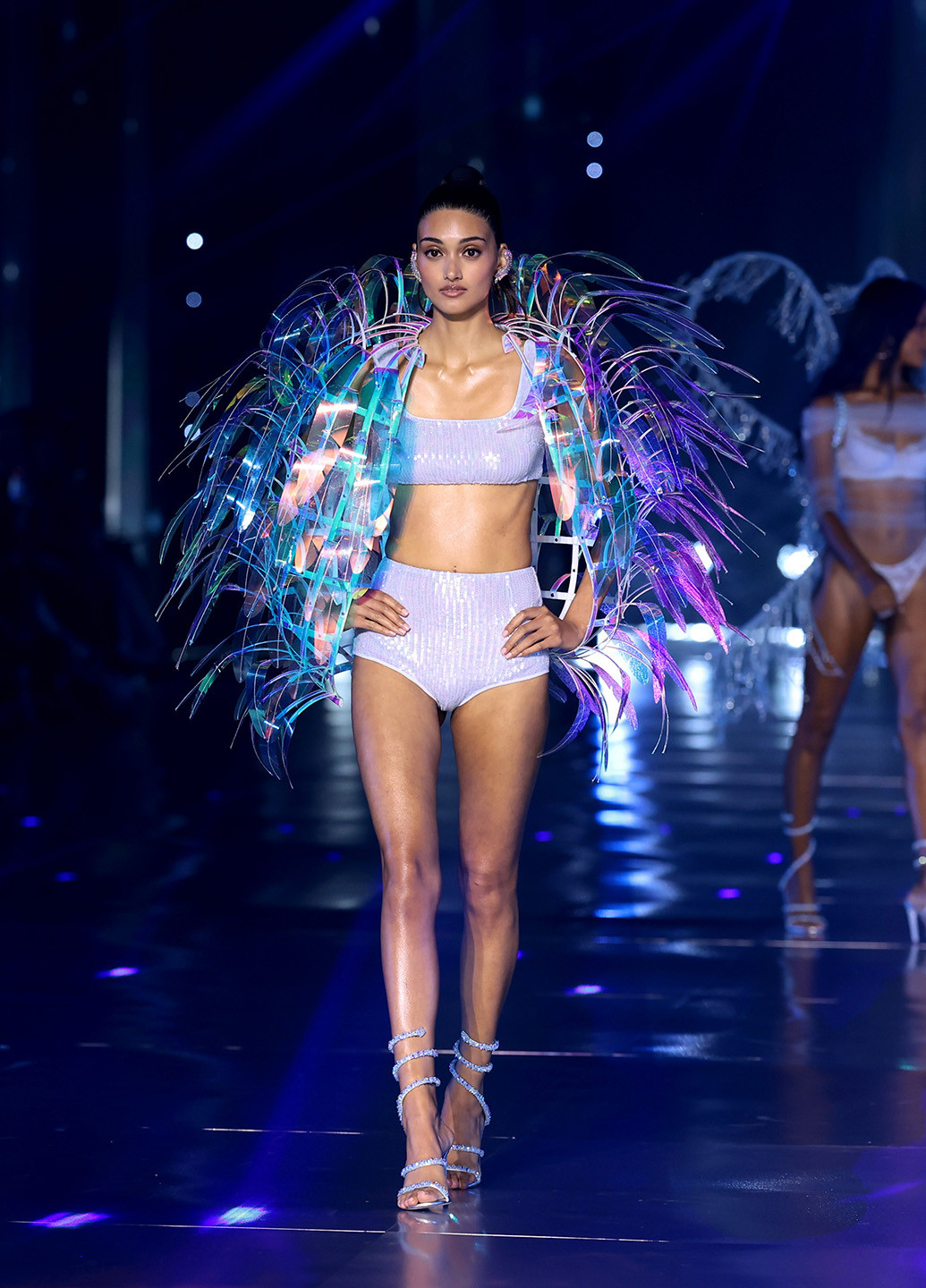 Блакитна всесезон піжама (топ, шорти) топ + шорти Victoria's Secret