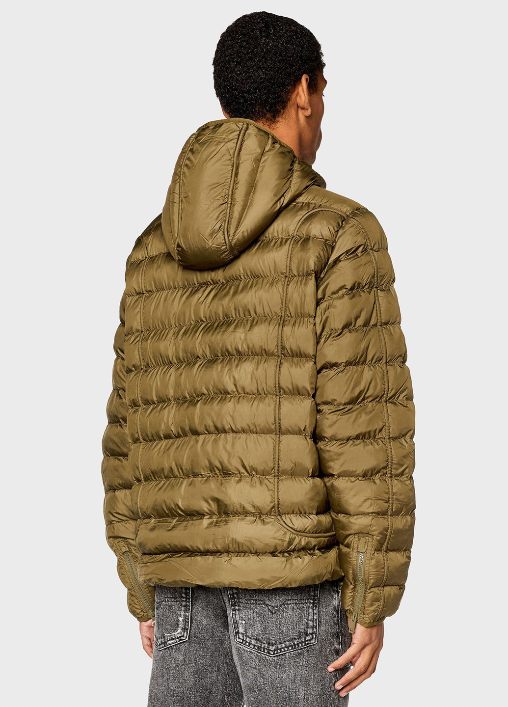 Оливкова (хакі) зимня куртка Diesel