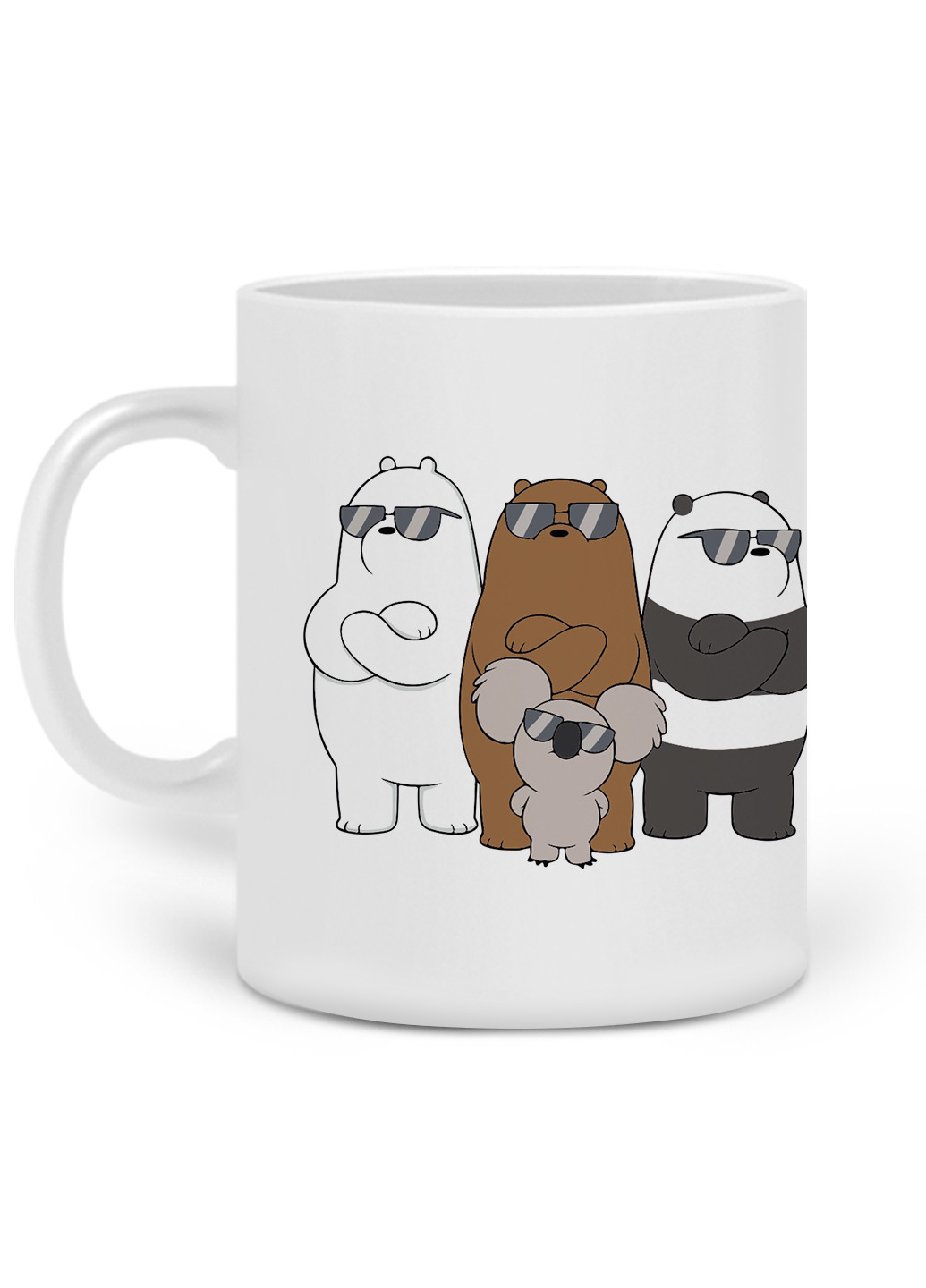 Кружка Вся правда про ведмедів (We Bare Bears) 330 мл горнятко керамічне (20259-2892) MobiPrint (224806216)