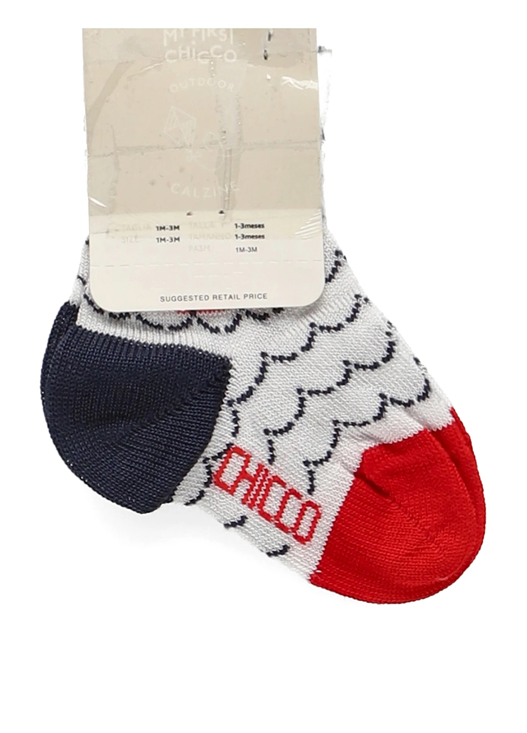 Комбинированные носки Chicco логотипы всесезон (316229081)