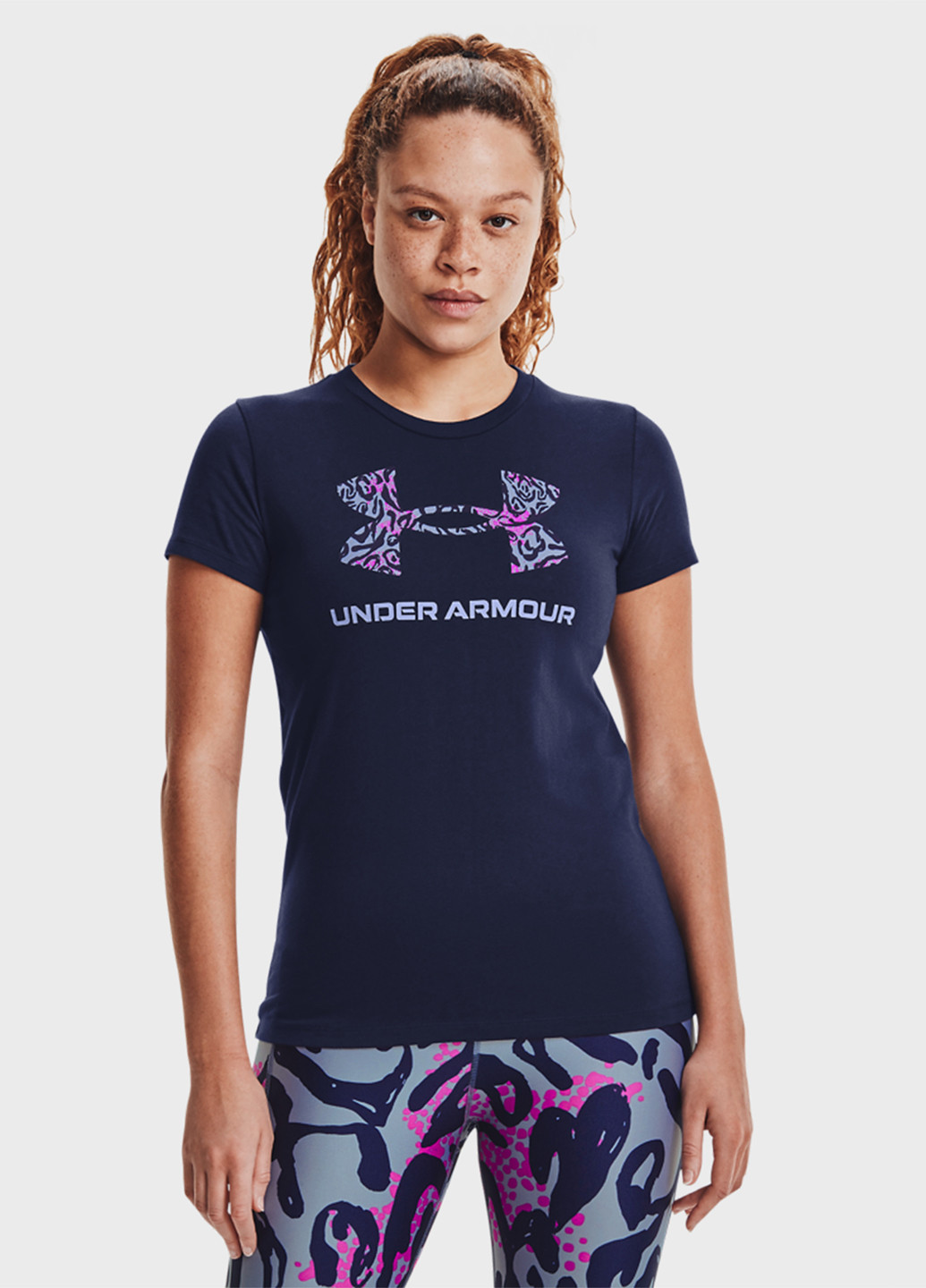 Синяя летняя футболка Under Armour