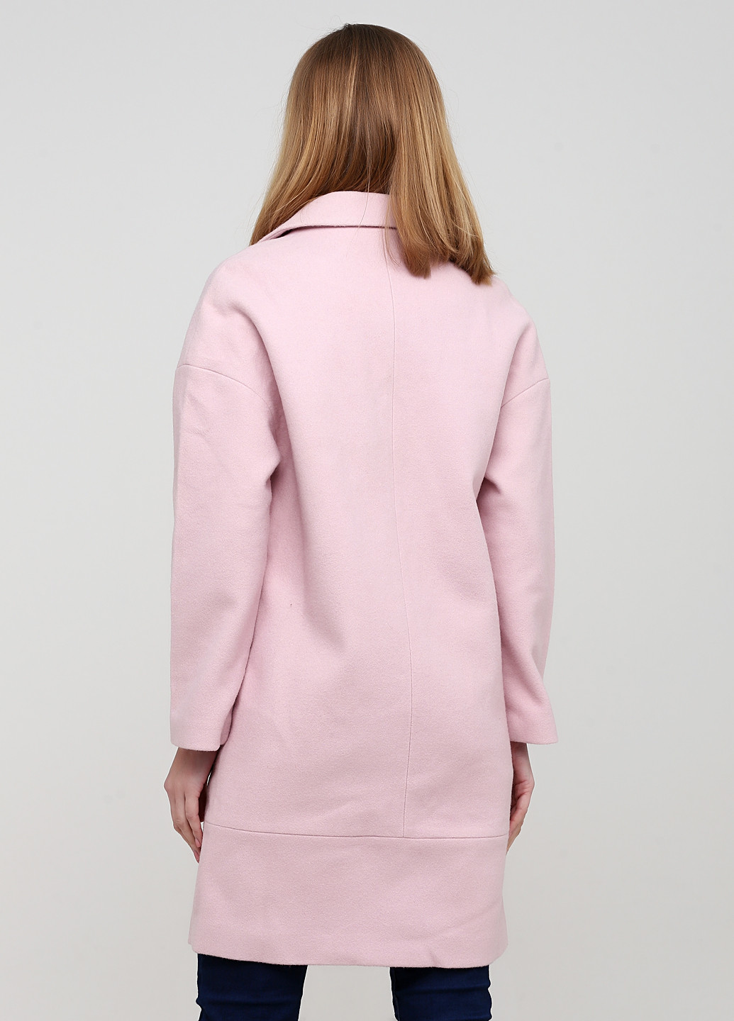 Светло-розовое демисезонное Пальто однобортное Vero Moda