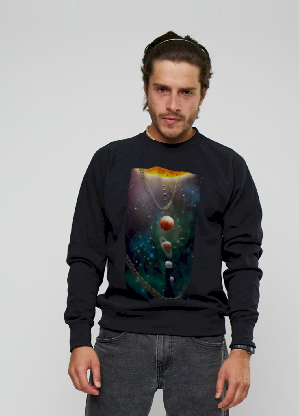 Черный свитшот мужской YAPPI (198688722)