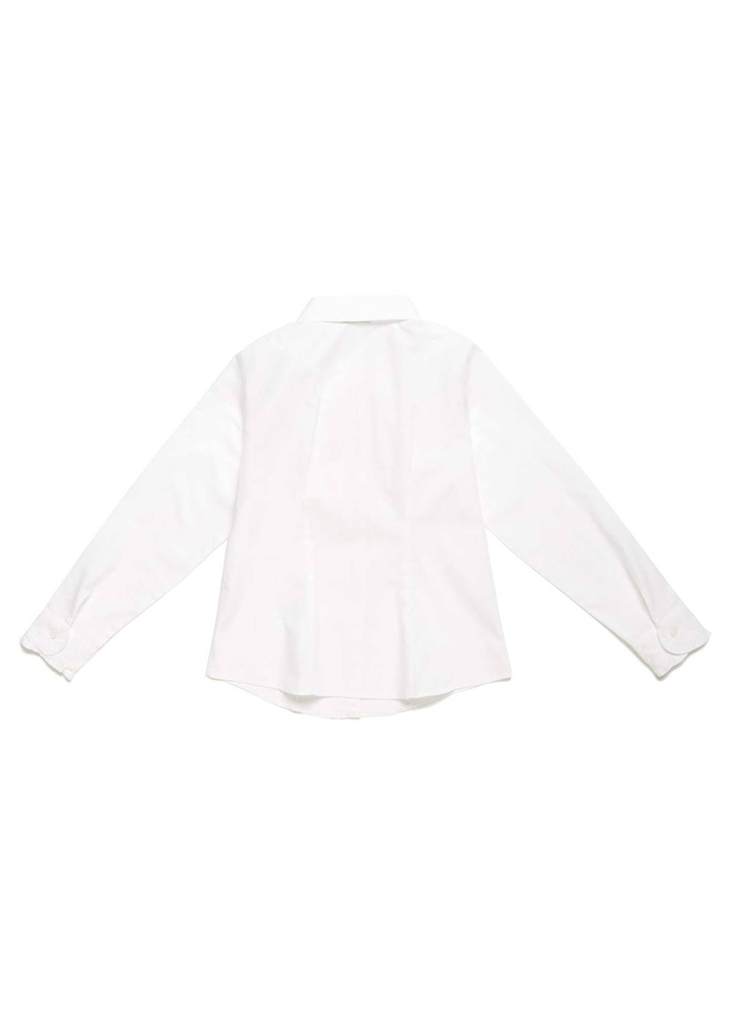 Белая кэжуал рубашка United Colors of Benetton