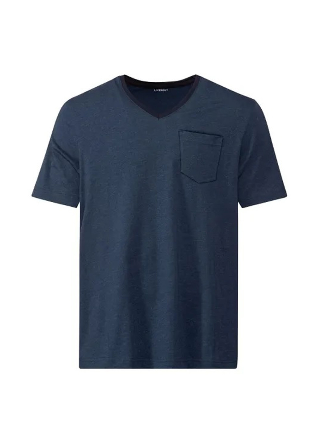 Темно-синя футболка з коротким рукавом Livergy