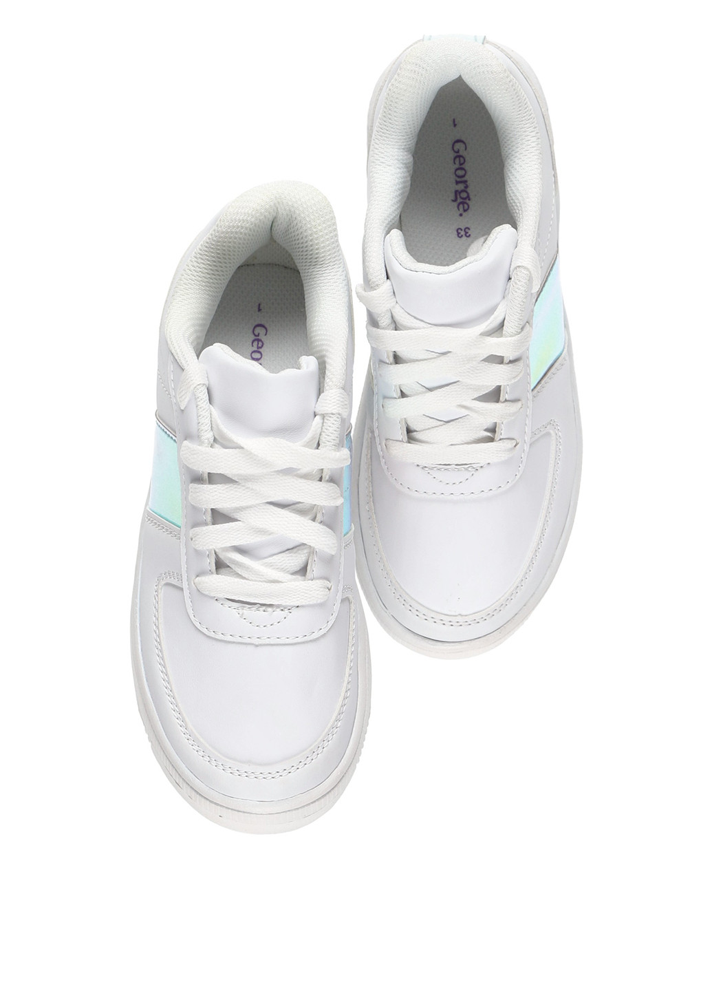 Белые демисезонные кроссовки George