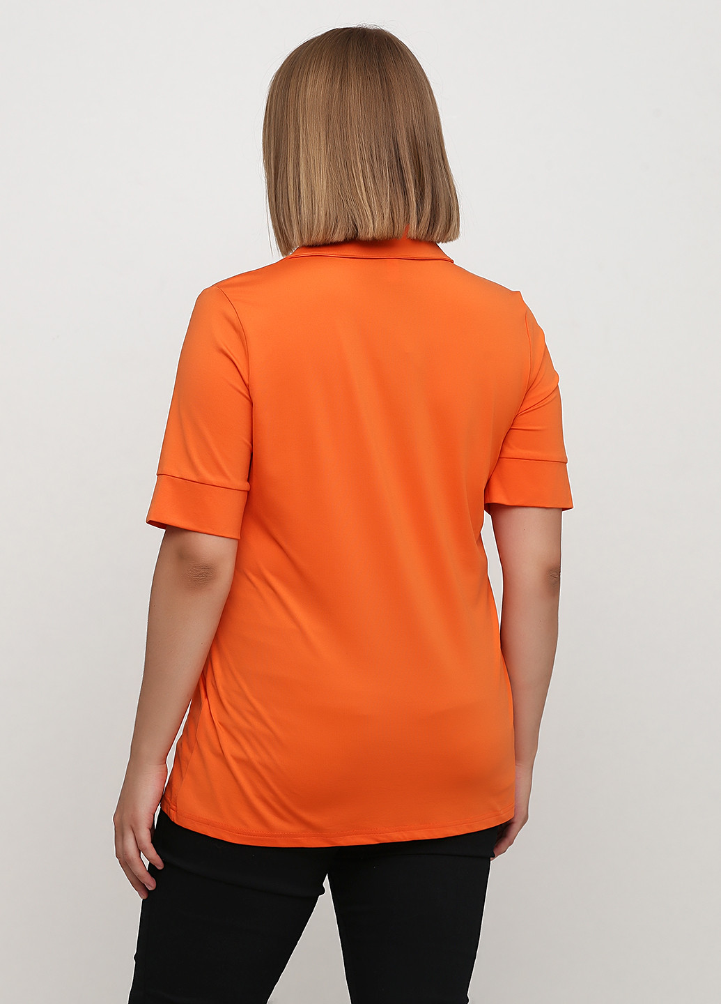 Оранжевая женская футболка-поло B.C. Best Connections однотонная