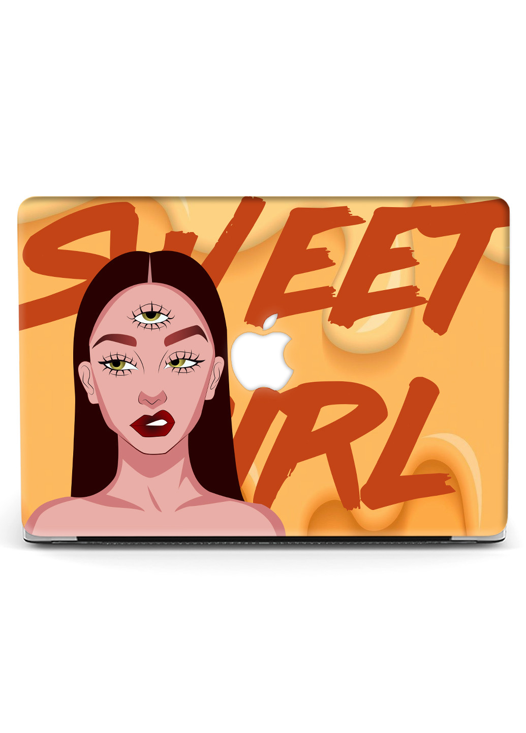 Чехол пластиковый для Apple MacBook Pro 15 A1707 / A1990 Сладкая девочка (Sweet girl) (9649-1634) MobiPrint (218348096)