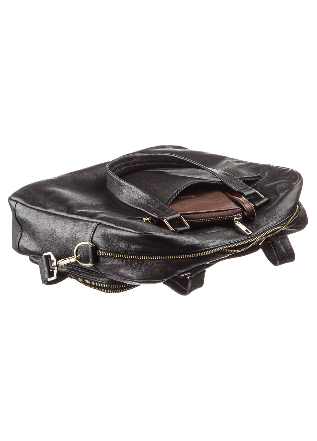 Чоловіча шкіряна сумка для ноутбука 37х29х7,5 см Shvigel (252133811)