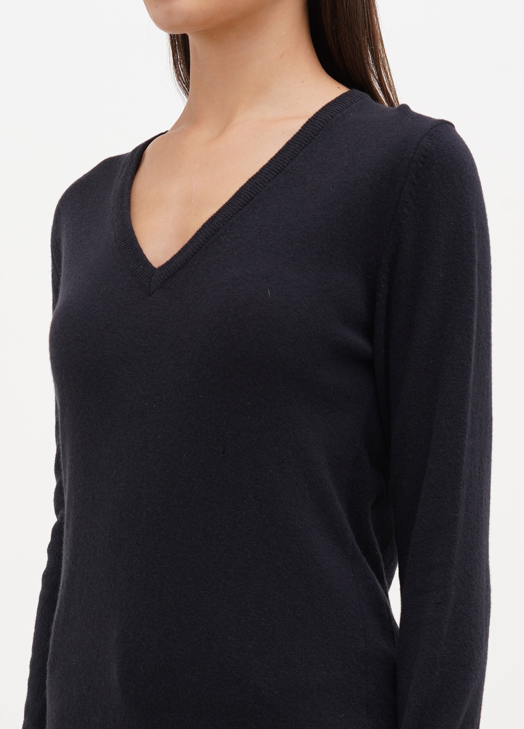 Темно-синий демисезонный пуловер пуловер Sassofono