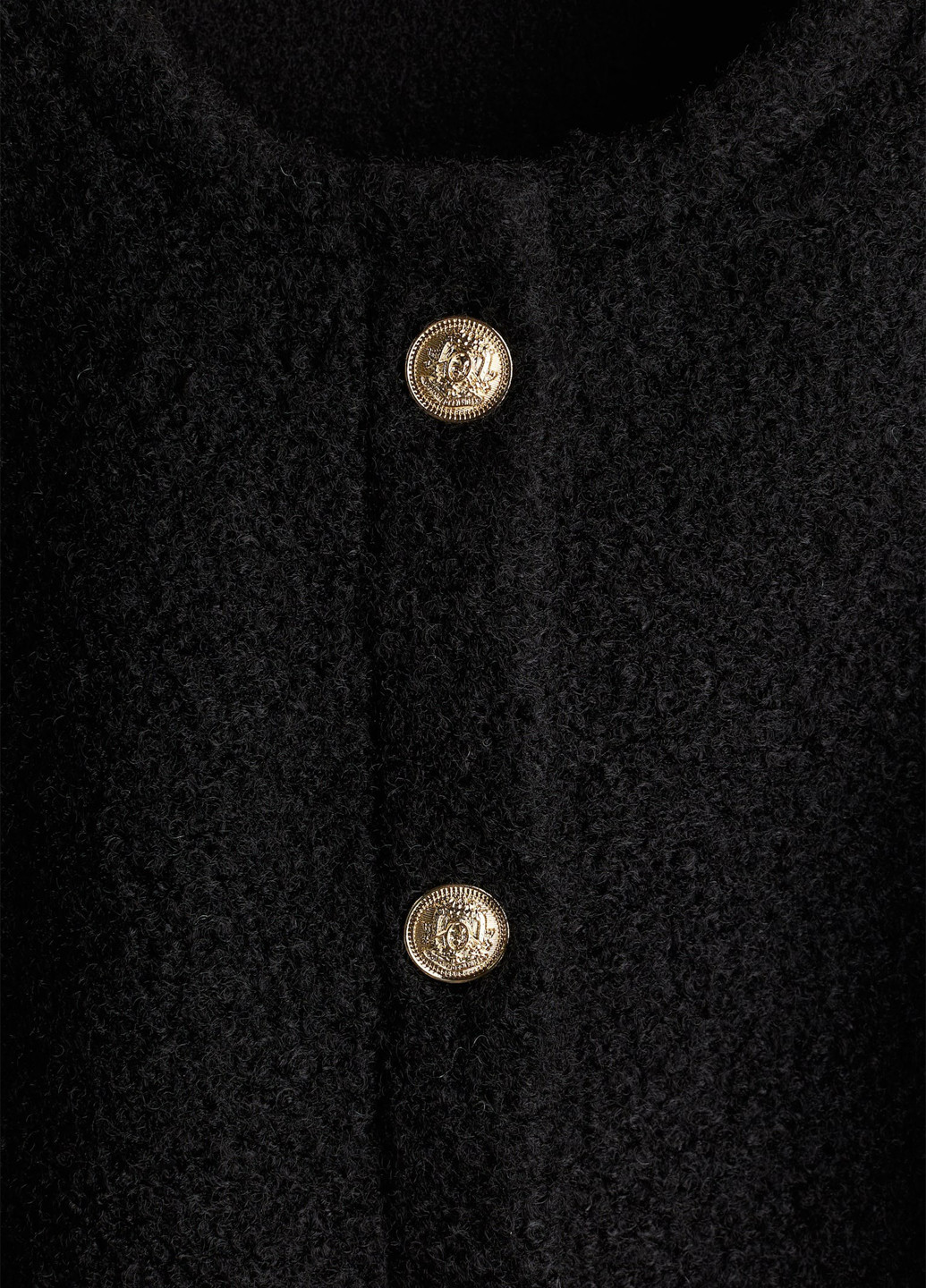 Черный демисезонный кардиган H&M