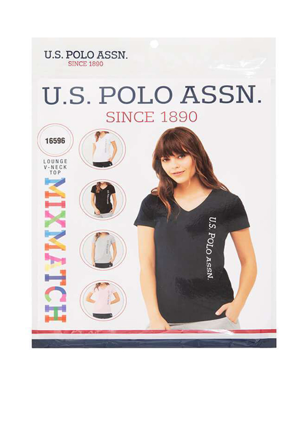 Розовая всесезон футболка U.S. Polo Assn.