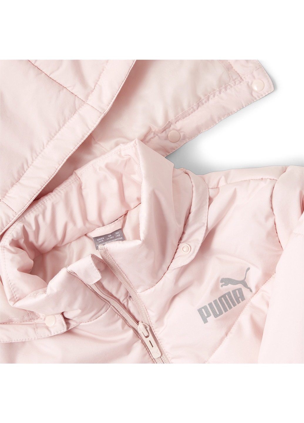 Рожева демісезонна дитяча куртка essentials padded hd youth jacket Puma