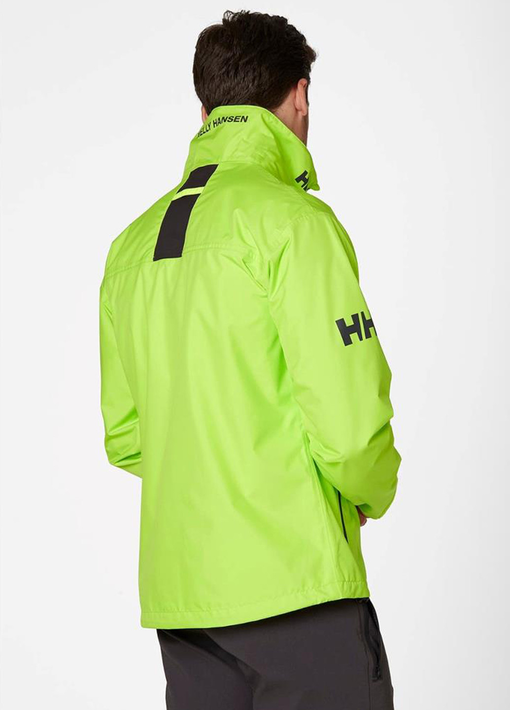 Кислотно-зеленая демисезонная куртка 30263-402 Helly Hansen Crew Jacket Ecru