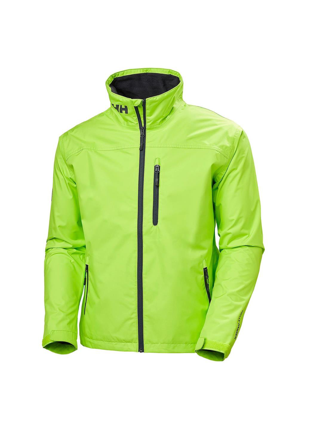Кислотно-зеленая демисезонная куртка 30263-402 Helly Hansen Crew Jacket Ecru
