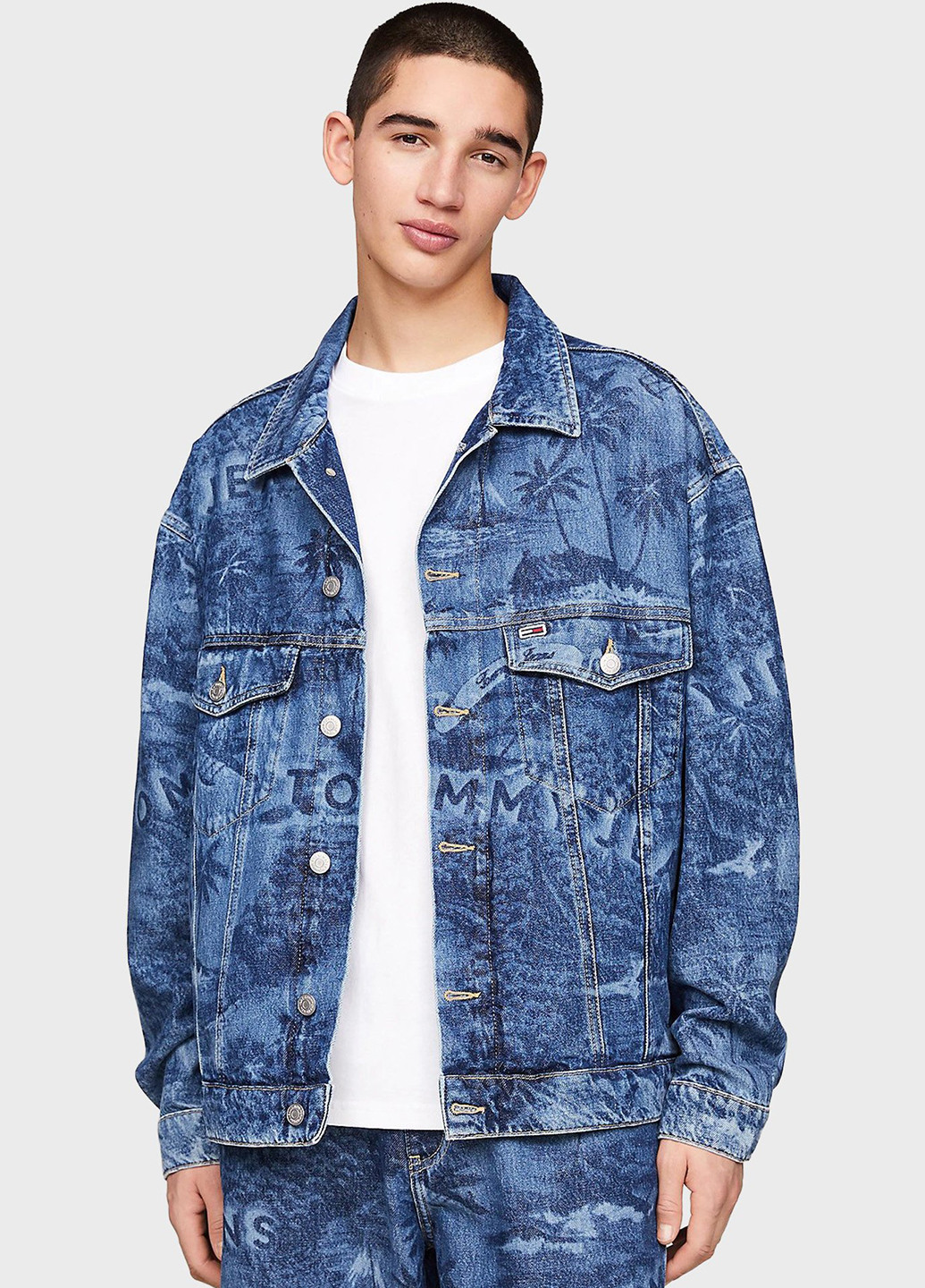 Синя демісезонна куртка Tommy Jeans