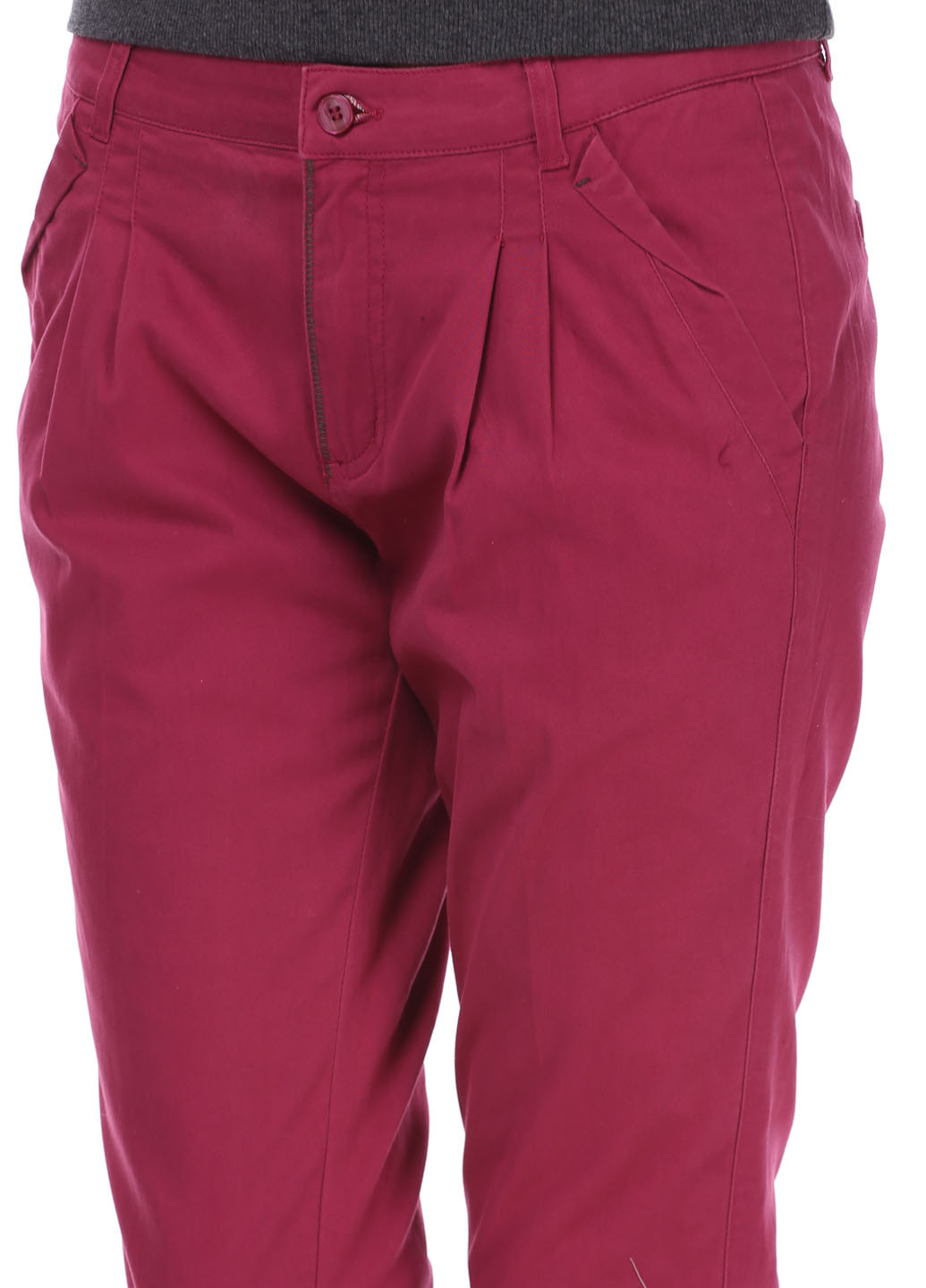 Фиолетовые кэжуал демисезонные зауженные брюки Erke