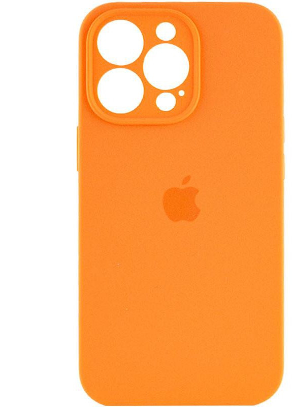 Силиконовый Чехол Накладка Закрытая Камера Silicone Case Full Camera Для iPhone 13 Pro Max Orange No Brand (254091264)