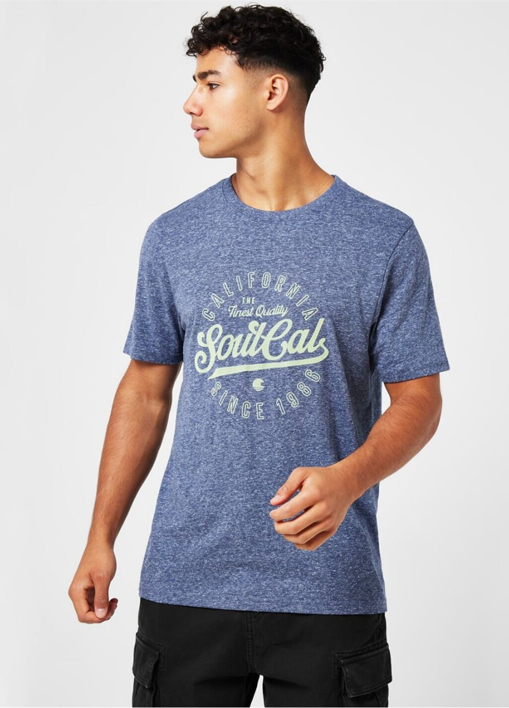 Синяя футболка Soulcal & Co