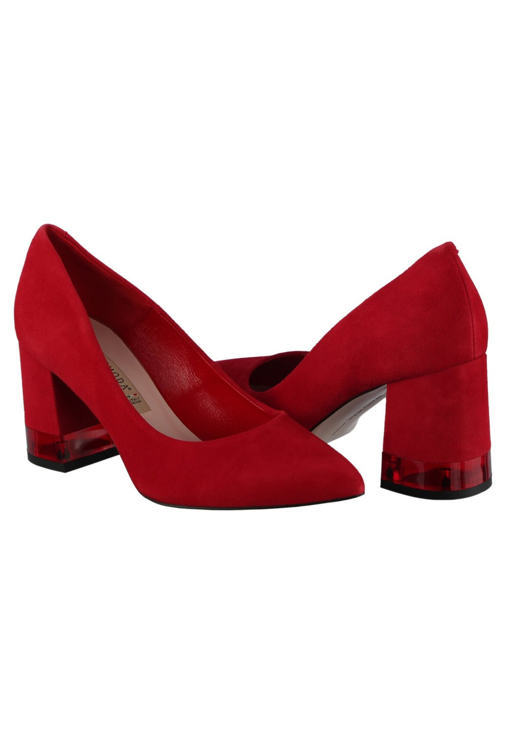 Женские туфли на каблуке 196061, Красный, 38, 2999860385793 Bravo Moda на высоком каблуке