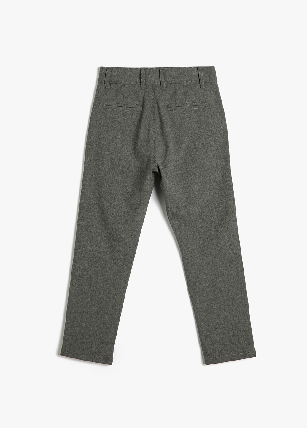 Серые кэжуал демисезонные брюки зауженные KOTON