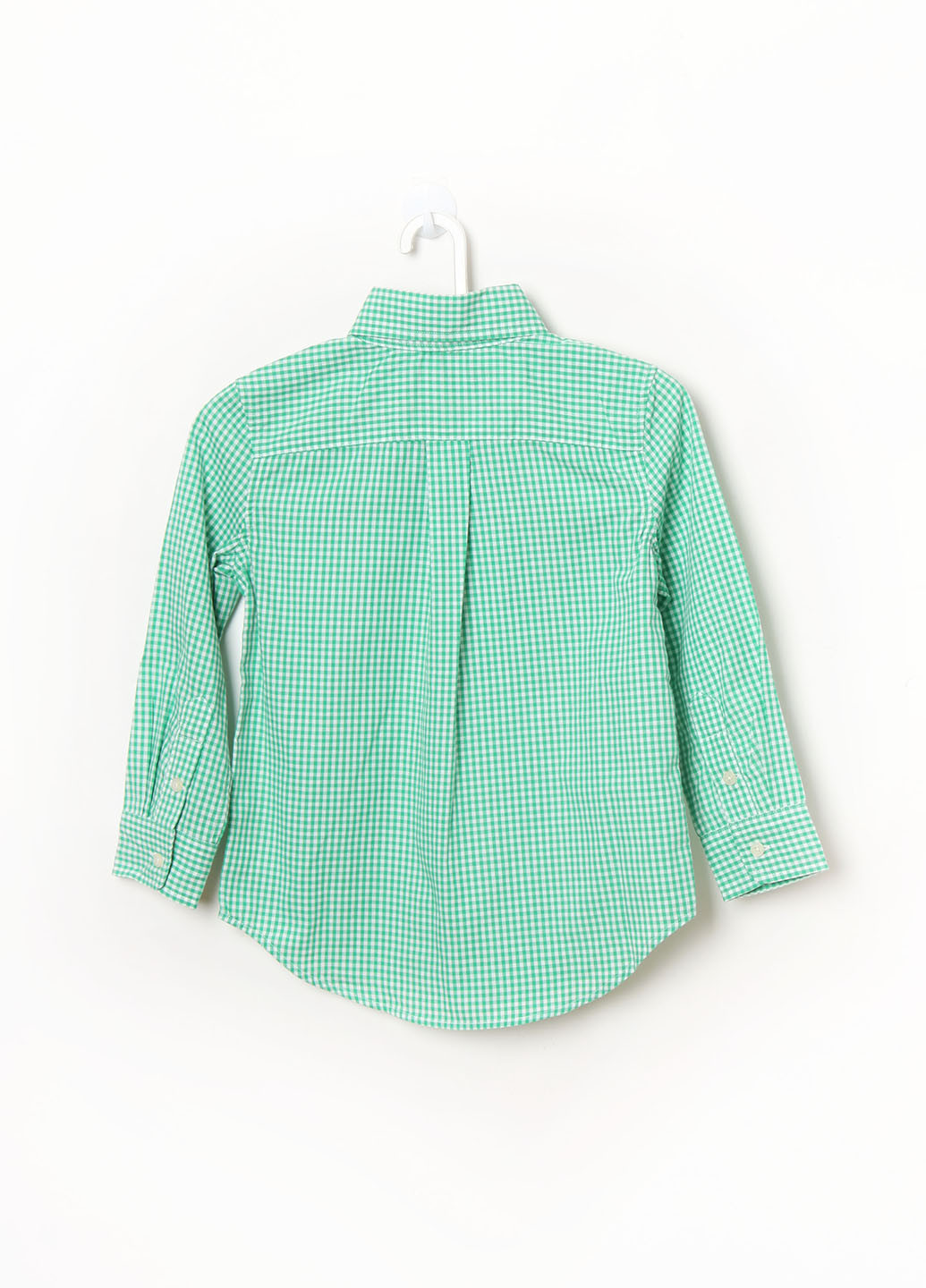 Зеленая кэжуал рубашка в клетку Chaps