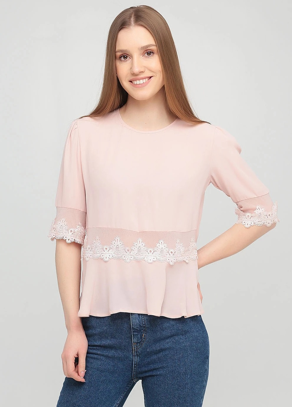 Розовая летняя блуза Elise Ryan
