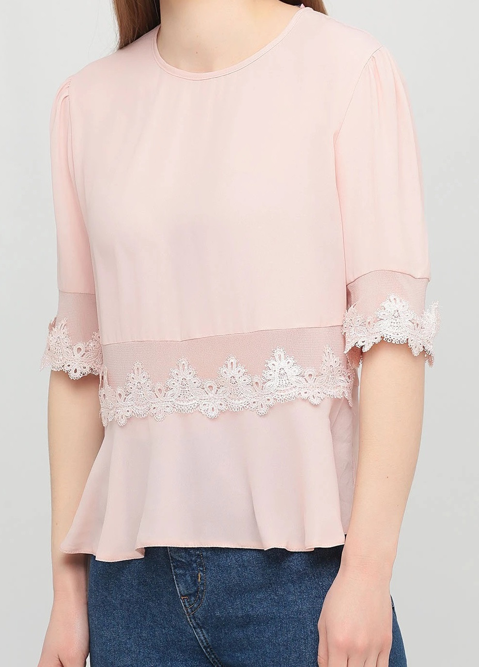 Розовая летняя блуза Elise Ryan